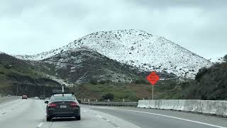 Nieve en el Sur de California