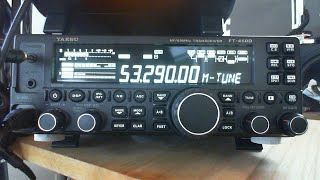 Yaesu FT 450D on 6 meters. N8XLQ