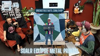 Solar Eclipse Metal Prints Available at UnionStreetArts.com/shop: Luke O'Neill & Rachel Throgmorton