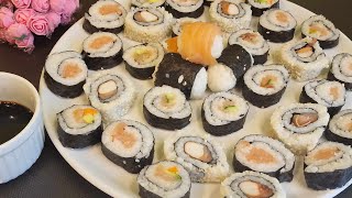 Easy homemade sushi/ Sushi einfach und lecker Zuhause machen