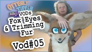 Fennec Fursuit Trimming and Eye Painting #05