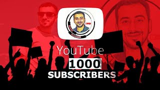 1k subscribers complete on my channel