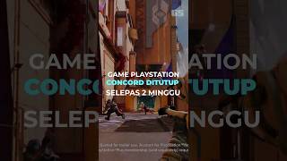 Game PlayStation Concord Ditutup Selepas 2 Minggu