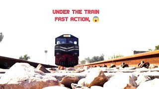 Under The Train Fast Action 😱👇👍