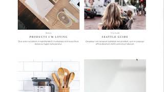 Daily Encounter Walkthrough - Squarespace Website Design For Bloggers