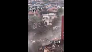 Landslide in Shizuoka Japan June 3 2021