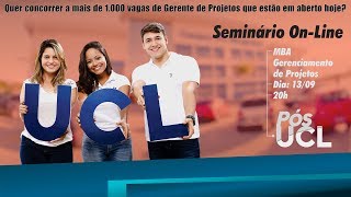 Seminário ONLINE - Quer concorrer a mais de 1.000 vagas de Gerente de Projetos que estão abertas?