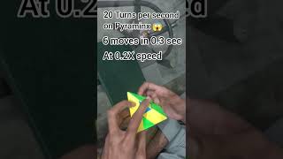 20 TPS on Pyraminx #rubikscube #viral #shorts