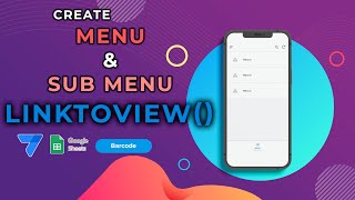 AppSheet Tutorial | Create Menu and SubMenu using linktoview()