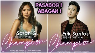 WOW! PASABOG! BATTLE OF THE CHAMPIONS WITH SARAH GERONIMO & ERIK SANTOS AT IBA PA! | SARAH G NEWS PH