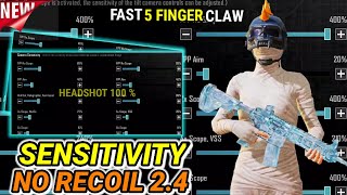 No Recoil 🔥BGMI Best Sensituvity Setting | PlayerUnknown's Battlegrounds Mobile Sensitivity Setting