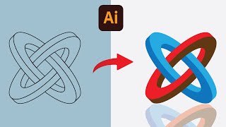 How To Create Circle 3D Logo Design In Adobe Illustrator