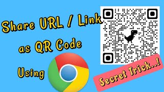 QR Code Feature in Chrome App Android | How to share URL as QR Code in Android  #Shorts