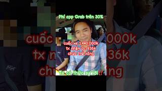 TX Grab: “chạy cả ngày xong ngồi đếm tiền xăng”😅#grab @GrabcarTV