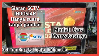 siaran SCTV Indosiar suara ada gambar tidak ada, begini cara mengatasinya dengan mudah