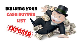 CASH BUYERS LIST [EXPOSED] The Wholesalers Toolbox