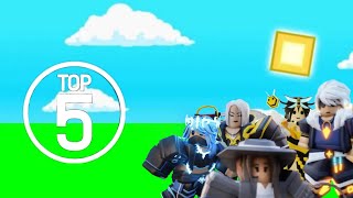 my top 5 favourite roblox bedwars kits