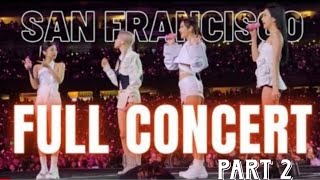 230812 BLACKPINK - Full rain concert 2 of 10: Kick It / Whistle live @ Metlife 4K Fancam