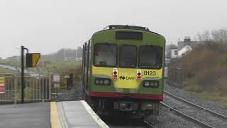 Irish Rail 29000 Class DMU 29005 + DART 8100 Class EMUs 8122 and 8123 - Laytown (7/11/19)