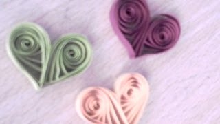 How To Make Paper Quilling Heart - Decoration