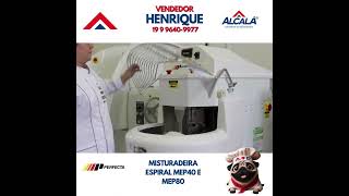 Amassadeira Espiral MEP40 e MEP80 40 e 80kg Cód.: 189BRE - Perfecta