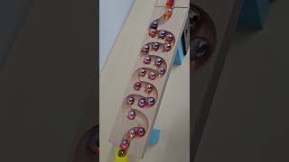 Marble Run Race ASMR HABA wave slope part98 #marblerun #マーブルラン #shorts