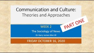 CCTA - Week 2 - Part 1 - October 16 2020