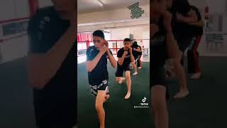 Synchronized Kickboxing technique