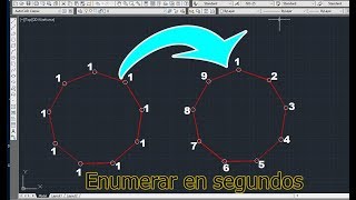 Como enumerar automáticamente en AutoCad