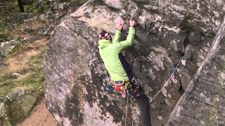 Andy Cave and his Facebook Winners in the Peak District