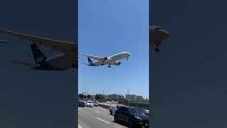 SAS Scandinavian Airlines A350-900 landing at LAX #aviation #planespotting #SAS