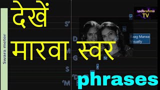 Marwa मारवा दर्शन notation visually | बांसुरी Flute Sisters | NadbrahmaTV