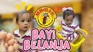 SI BAYI BORONG BELANJAAN DI MR DIY BARENG KK RISYA RIVIA!! Borong Stiker #viralvideo