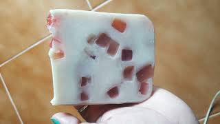 Blossom | Coconut Milk and Rose Terrazzo Coconut Oil Soap | Hand crafted soap