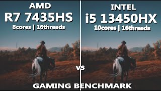 RYZEN 7 7435HS vs INTEL i5 13450HX Gaming Benchmark Test | Lenovo LOQ RTX 4050 Gaming Test |