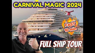 CARNIVAL MAGIC “FAST” FULL SHIP TOUR