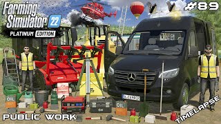 PREPARING THE GROUND FOR THE NEW PROJECT | Public Work | Farming Simulator 22 | Episode 89