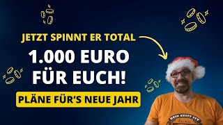 Jetzt spinnt er total 🤪 1.000 Euro für euch ‼️