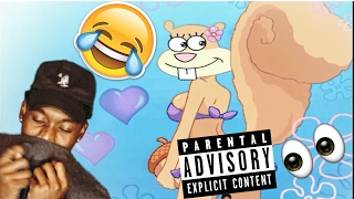 SANDY CHEEKS REALLY DO HAVE SOME CHEEKS😳🍑😂 ( Tutwezzy The Hood Hospital ROAST REACTION  )