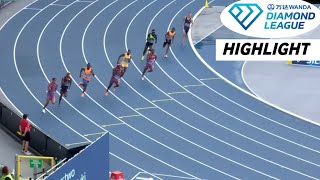 MR Tebogo Winner 200m race Highlight 2024 | Men's 200m Race Diamond League Silesia 2024