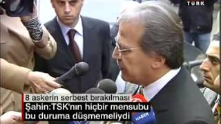 Adalet Bakanı Şahin, "Hiçbir TSK mensubu bu duruma düşmemeliydi.."