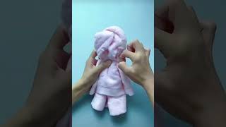 Мишки Из Полотенец #lifehack #shorts #handcraft #поделки