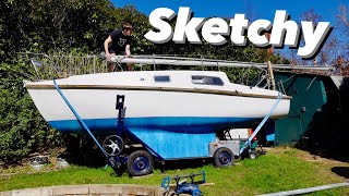 Modifying My Mast Raising System! Sailing Meraki | Ep.60