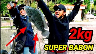 REZEKI NOMPLOK...!!! Ikan Di Sini Paling Kecil 1kg ||KETAPEL IKAN|| SLINGSHOT FISH