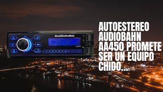 AUTOESTEREO Audiobahn AA450 bluetooh, aux, usb.