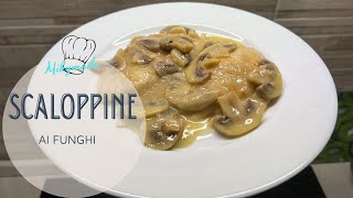 Scaloppine ai funghi