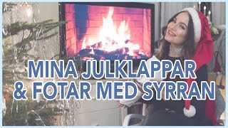 Mina julklappar & fotar med sis | vlogmas