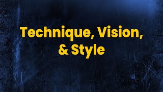 Technique, Vision and Style  (Creative Portrait Photography PART 8/8)