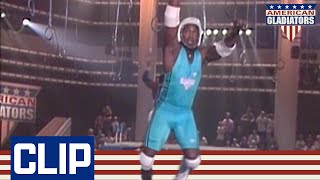 The Cameraman Almost Cost This Contender The Round! | American Gladiators