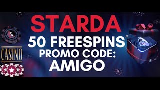 Starda casino - no deposit bonus 50 free spins using promo code AMIGO (February 2024)